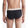 imageCalvin Klein Mens Cotton Classics 3Pack BriefBlack Bodies W Tuffet  Red Carpet  Tapioca Wbs
