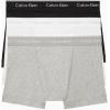imageCalvin Klein Mens Cotton Classics 3Pack TrunkBlack  Grey Heather  White