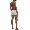 imageCalvin Klein Mens Cotton Classics 3Pack TrunkCerise Lipstick  Grey Heather  Blue Edge