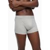imageCalvin Klein Mens Cotton Classics 3Pack TrunkCerise Lipstick  Grey Heather  Blue Edge