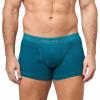 imageCalvin Klein Mens Cotton Classics 3Pack TrunkSnow Heather teal Marine oyster Gray