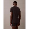 imageCalvin Klein Mens Cotton Classics 3Pack Undershirts3 Black Vneck