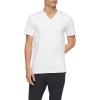 imageCalvin Klein Mens Cotton Classics 3Pack Undershirts3 Classic White Vneck