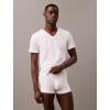 imageCalvin Klein Mens Cotton Classics 3Pack Undershirts3 White Vneck