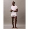 imageCalvin Klein Mens Cotton Classics 3Pack UndershirtsBlack  Grey Heather  White Crewneck