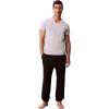 imageCalvin Klein Mens Cotton Classics 3Pack UndershirtsMicro ChipZoni BeachInk Vneck