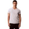 imageCalvin Klein Mens Cotton Classics 3Pack UndershirtsMicro ChipZoni BeachInk Vneck