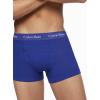 imageCalvin Klein Mens Cotton Classics 5Pack Trunk2 Mazarine Blue  1 Periwinkle  1 Dark Knight  1 Evening Blue