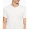 imageCalvin Klein Mens Cotton Classics 5Pack Undershirts3 White  2 Grey Heather Crewneck