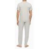 imageCalvin Klein Mens Cotton Classics 5Pack Undershirts3 White  2 Grey Heather Vneck