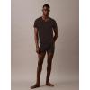 imageCalvin Klein Mens Cotton Classics 5Pack Undershirts5 Black Vneck