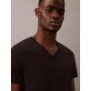 imageCalvin Klein Mens Cotton Classics 5Pack Undershirts5 Black Vneck