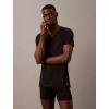imageCalvin Klein Mens Cotton Classics 5Pack Undershirts5 Black Vneck