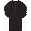 imageCalvin Klein Mens Cotton Classics 5Pack Undershirts5 Classic Black Vneck