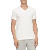 imageCalvin Klein Mens Cotton Classics 5Pack Undershirts5 Classic White Vneck