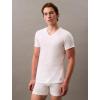 imageCalvin Klein Mens Cotton Classics 5Pack Undershirts5 White Vneck