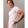 imageCalvin Klein Mens Cotton Classics 5Pack Undershirts5 White Vneck