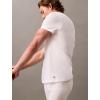imageCalvin Klein Mens Cotton Classics 5Pack Undershirts5 White Vneck