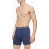 imageCalvin Klein Mens Cotton Stretch 3Pack Boxer BriefBlack  Blue Shadow  Cobalt Water