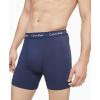 imageCalvin Klein Mens Cotton Stretch 3Pack Boxer BriefBlack  Blue Shadow  Cobalt Water