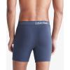 imageCalvin Klein Mens Cotton Stretch 3Pack Boxer BriefBlack  Speakeasy  Grey Heather