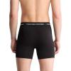 imageCalvin Klein Mens Cotton Stretch 3Pack Boxer BriefBlack  Zinc  Deep Mauve