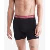 imageCalvin Klein Mens Cotton Stretch 3Pack Boxer BriefBlack Bodies W Grey Heather  Silver Birch  Raspberry Blush