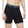 imageCalvin Klein Mens Cotton Stretch 3Pack Boxer BriefBlack Bodies W Shoreline  Clay  Travertine