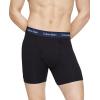 imageCalvin Klein Mens Cotton Stretch 3Pack Boxer BriefBlack Bodies W Shoreline  Clay  Travertine