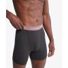 imageCalvin Klein Mens Cotton Stretch 3Pack Boxer BriefBlack W Capri Rose  Speakeasy  Vivid Blue Logos