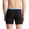 imageCalvin Klein Mens Cotton Stretch 3Pack Boxer BriefBlack W New Navy  Vintage Khaki  Troposphere Logos