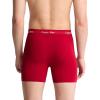 imageCalvin Klein Mens Cotton Stretch 3Pack Boxer BriefConvoy  Juneberry  Navy Stone