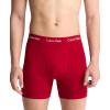 imageCalvin Klein Mens Cotton Stretch 3Pack Boxer BriefConvoy  Juneberry  Navy Stone