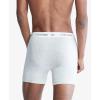 imageCalvin Klein Mens Cotton Stretch 3Pack Boxer BriefGrey Heather  Rhone  Snow Heather