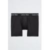 imageCalvin Klein Mens Cotton Stretch 3Pack Boxer BriefGrey Heather  White  Black