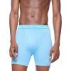imageCalvin Klein Mens Cotton Stretch 3Pack Boxer BriefStorm Cloud  Storm Heather  Signature Blue