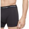 imageCalvin Klein Mens Cotton Stretch 3Pack Boxer BriefWhite  Black  Grey Heather