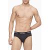 imageCalvin Klein Mens Cotton Stretch 3Pack BriefBlackBlueCobalt