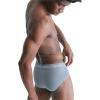 imageCalvin Klein Mens Cotton Stretch 3Pack BriefDragon Fly  Mudstone  Asphalt Grey