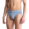 imageCalvin Klein Mens Cotton Stretch 3Pack BriefNew Navy  Vintage Khaki  Troposphere