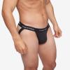 imageCalvin Klein Mens Cotton Stretch 3Pack Jock Strap3 Black