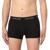 imageCalvin Klein Mens Cotton Stretch 3Pack Low Rise TrunksBlack  Zinc  Deep Mauve