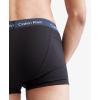 imageCalvin Klein Mens Cotton Stretch 3Pack Low Rise TrunksBlack Bodies W Shoreline  Clay  Travertine