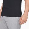 imageCalvin Klein Mens Cotton Stretch 3Pack Undershirts3 Classic Black Crewneck