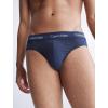 imageCalvin Klein Mens Cotton Stretch 7Pack Hip Brief3 Black  2 Blue Shadow  2 Cobalt Water
