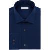 imageCalvin Klein Mens Dress Shirt Regular Fit Non Iron HerringboneBlue Velvet