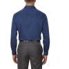 imageCalvin Klein Mens Dress Shirt Regular Fit Non Iron HerringboneBlue Velvet