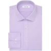 imageCalvin Klein Mens Dress Shirt Regular Fit Non Iron Stretch SolidLilac