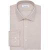 imageCalvin Klein Mens Dress Shirt Regular Fit Non Iron Stretch SolidSand Stone