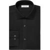 imageCalvin Klein Mens Dress Shirt Slim Fit Non Iron Herringbone Spread CollarBlack